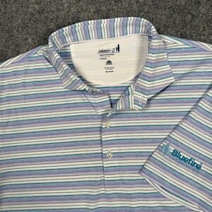Johnnie O Shirt Large Tyson Galaxy Performance Golf Polo Short Sleeve Men's
